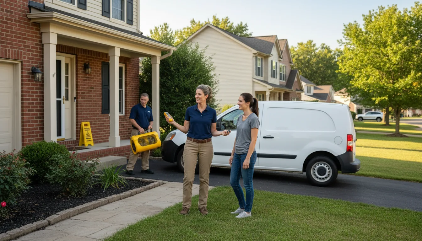 Water restoration image for Flood Water Cleanup, Removal And Restoration Services in Paris, TX
